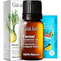 Gya Labs Fennel Essential Oil Diffusers - Fennel Seed Oil for Skin - Fennel Oil for Aromatherapy Skin Candles Making - Sweet 