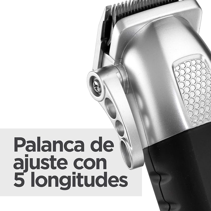 Cortapelos Lithium Power, Inalámbrico, Batería de litio, Carga rápida, Cuchillas de acero japonés