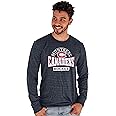 Blue 84 Men's NHL Officially Licensed Tri-Blend Long Sleeve T-Shirt Beards