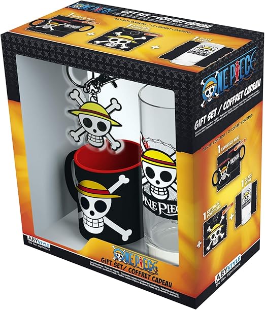 ABYstyle - One Piece - Caja de Regalo Luffy - Vaso + Llavero + Mini Taza: Amazon.es: Hogar