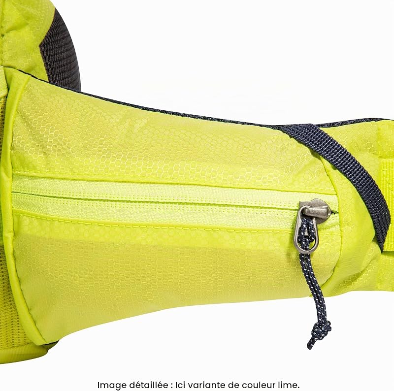 Bike Hip Bag MTB 5 l - Sac Banane pour VTT - avec Divers Compartiments, Porte-Bouteille, Compartiment pour Poche à Eau et capacité de 5 litres (Noir)