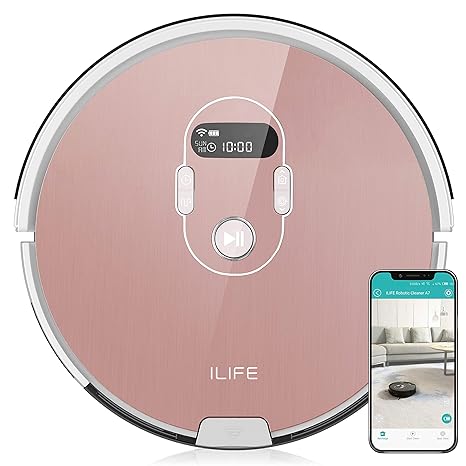 ILIFE Beetles A7 Robot Aspirador Pink: Amazon.es: Electrónica