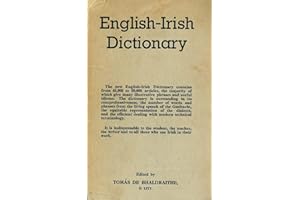 English-Irish Dictionary With Terminological Additions and Corrections