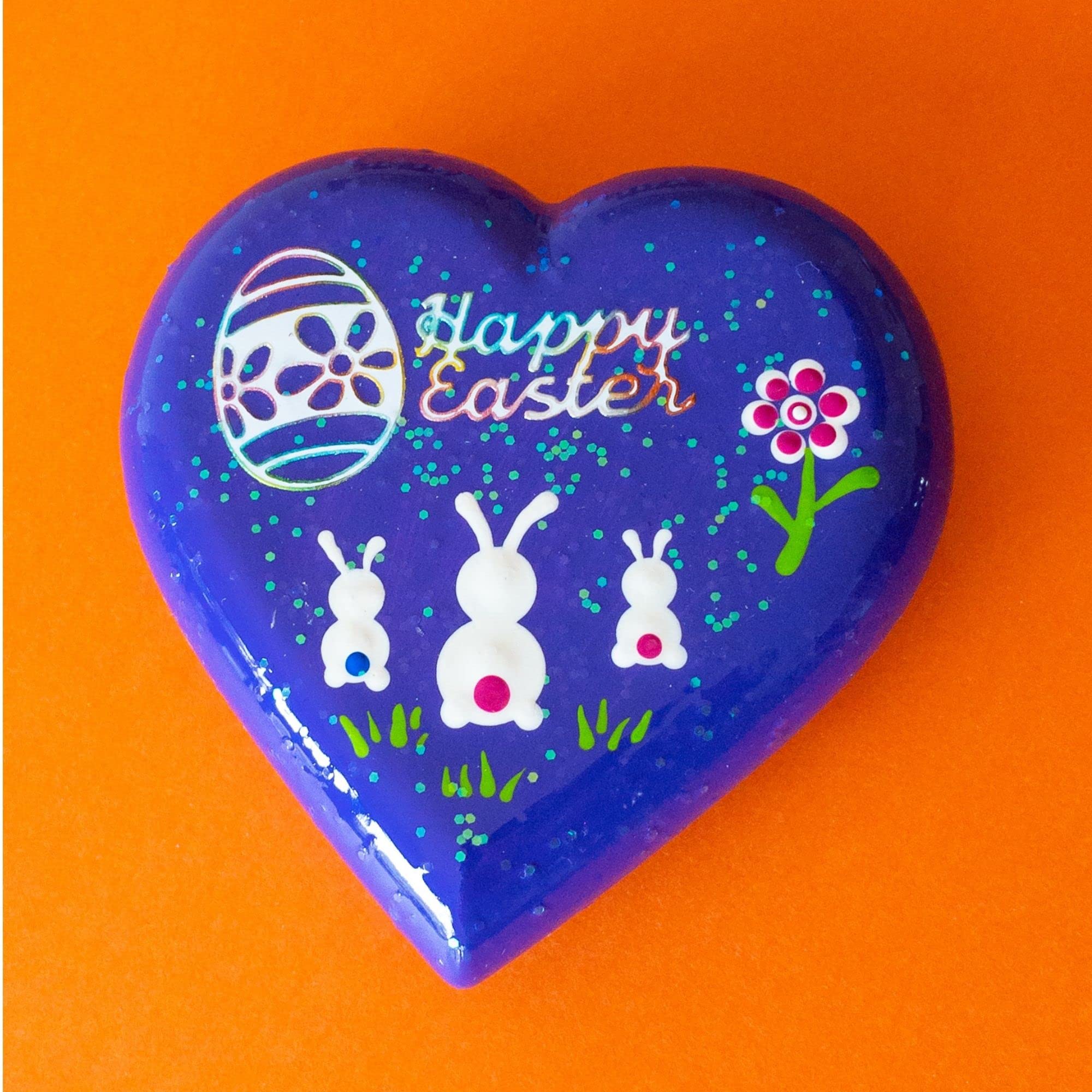 Heart Mold - Happy Dotting Company - Smooth Shape for Casting - Rock Crafts - Valentines Day Craft - Stone Art and Dot Art Mandalas, Kindness Rocks