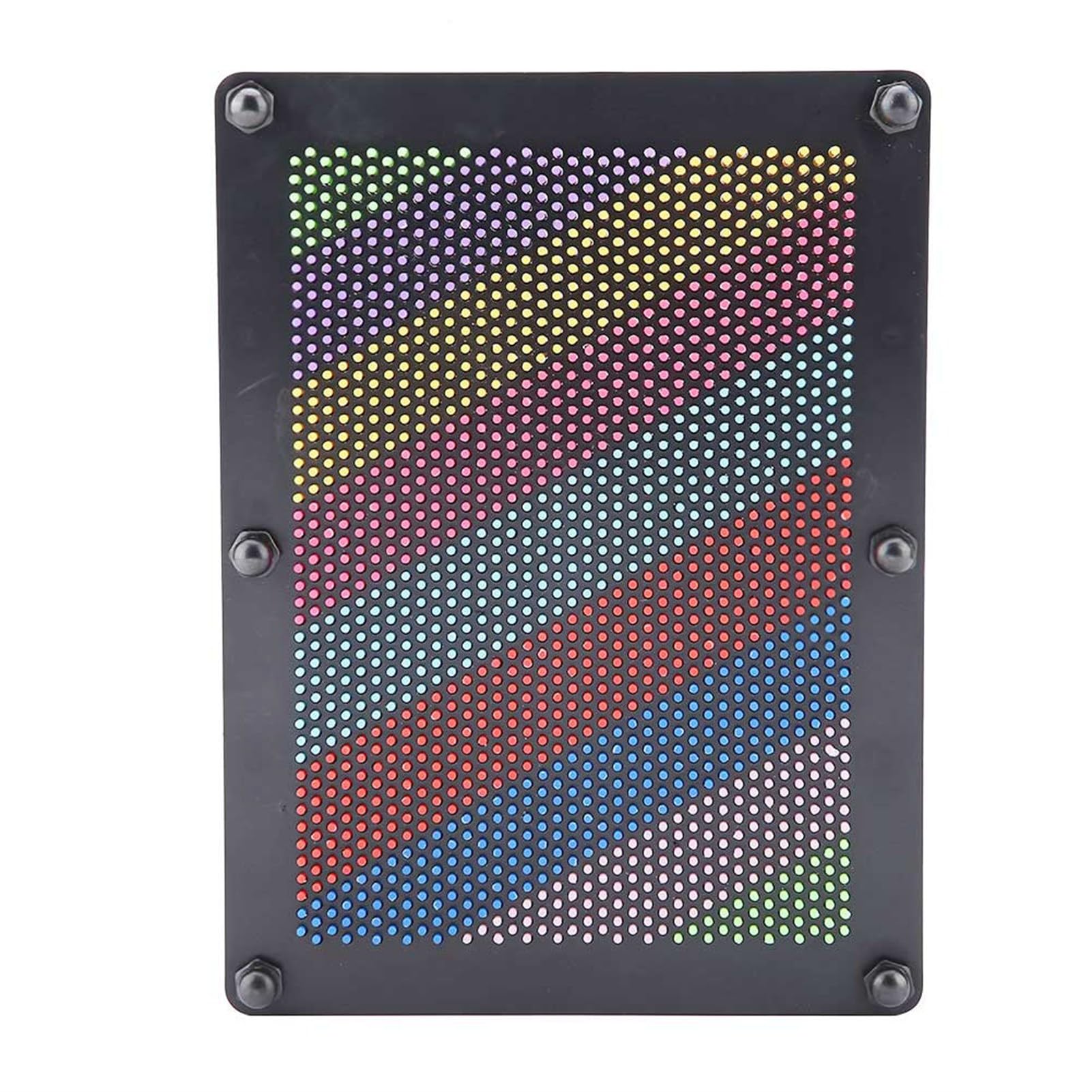 3D Pin Art Board Game for Adults and Kids – Large Desk Toy to Inspire Imagination & Sensory Play – Black Large