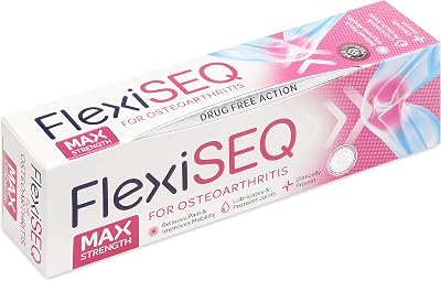 Flexiseq Max Strength 100g Gel for Osteoarthritis Joint Pain relief