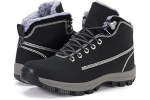 WHITIN Men's Waterproof Cold-Weather Snow Boots