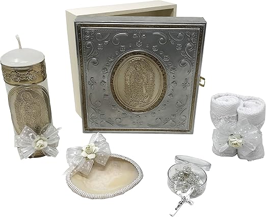 baptism candle set for baby boy