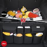 SURDOCA Hanging Trunk Organizer NEW MODEL Car Storage 6x6 Oxford 600D view 3