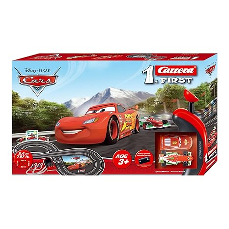 Carrera Slot Set Pista Con 2 Macchinine 1:43 C