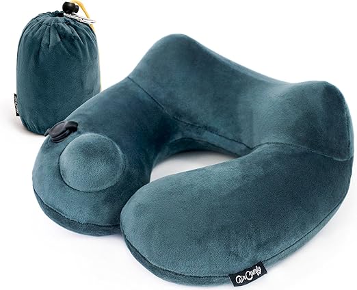 Amazon Com Aircomfy Inflatable Neck Travel Pillow Luxuriously