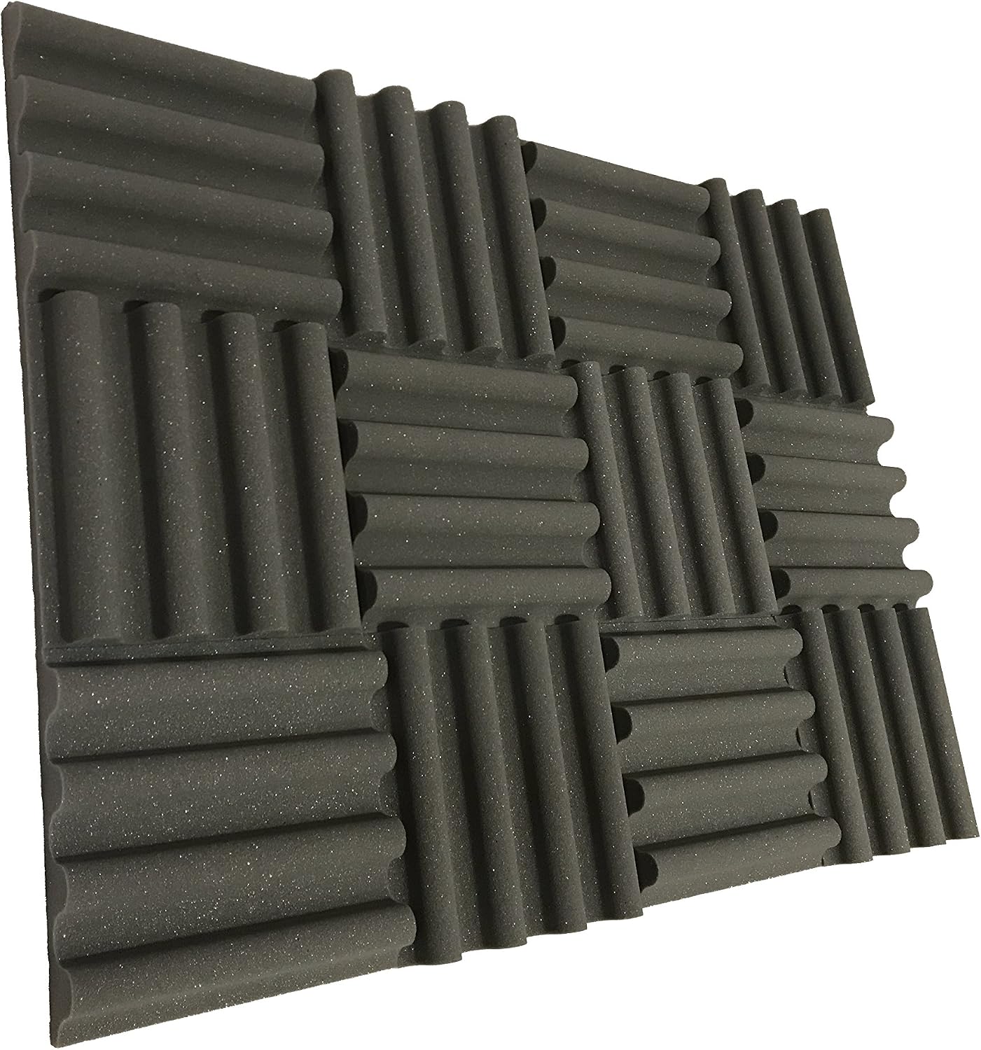 Advanced Acoustics 12" Mini Wave Acoustic Studio Treatment Foam 12 Tile Pack (1.1sqm)
