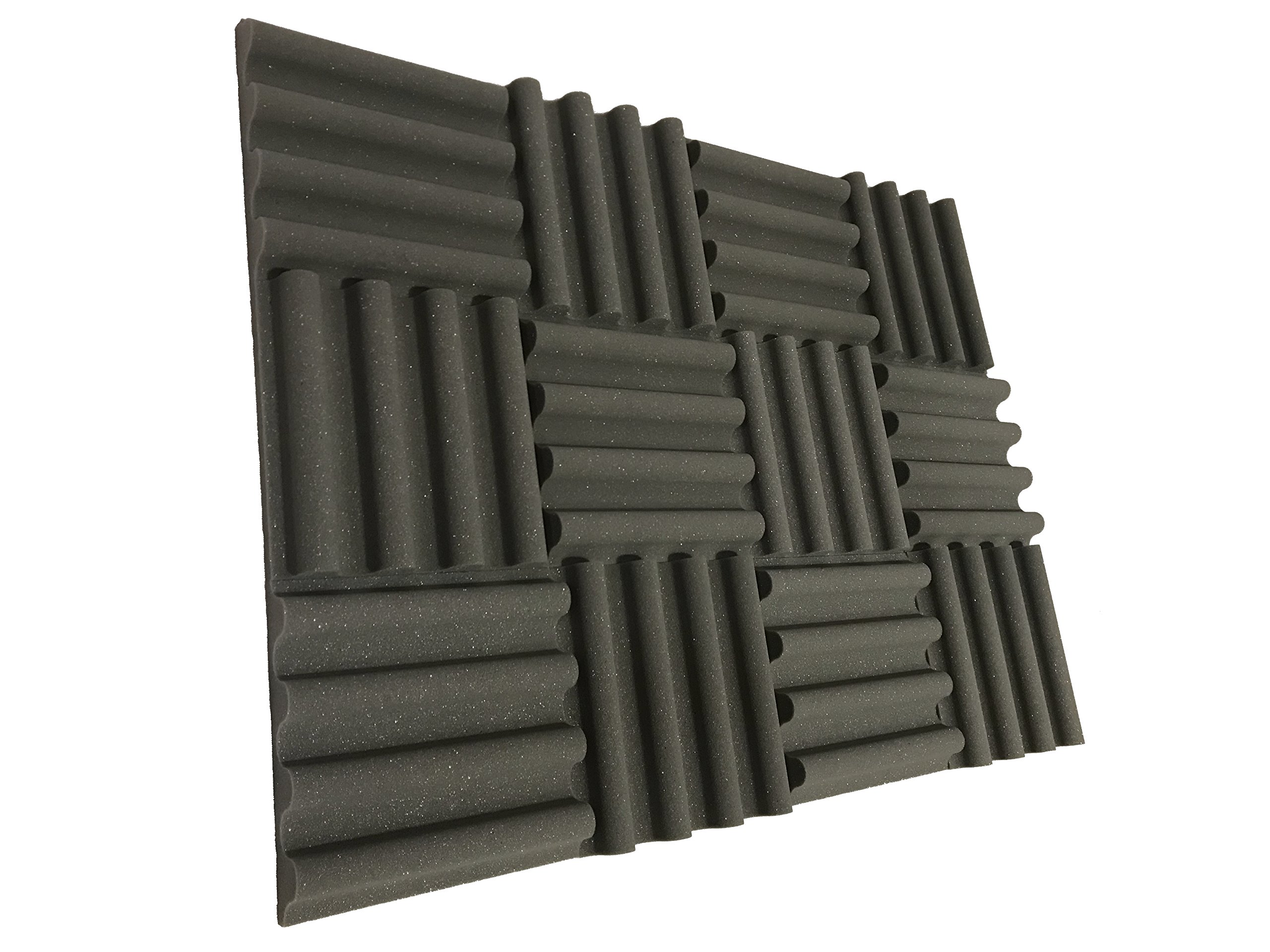 Advanced Acoustics 12" Mini Wave Acoustic Studio Treatment Foam 12 Tile Pack (1.1sqm)