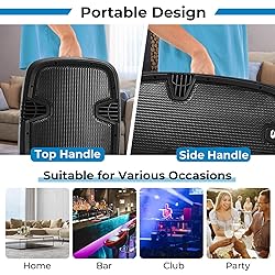 Costzon 2-Way Powered PA Speakers System Combo