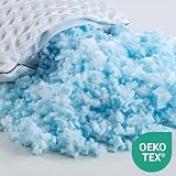 BedStory Pack of 2 Shredded Memory Foam Pillows 50x75 cm Cooling Gel view 4