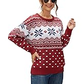 Jouica Women's Fall Lightweight Sweater Knit Casual Pullovers Sweaters for Women