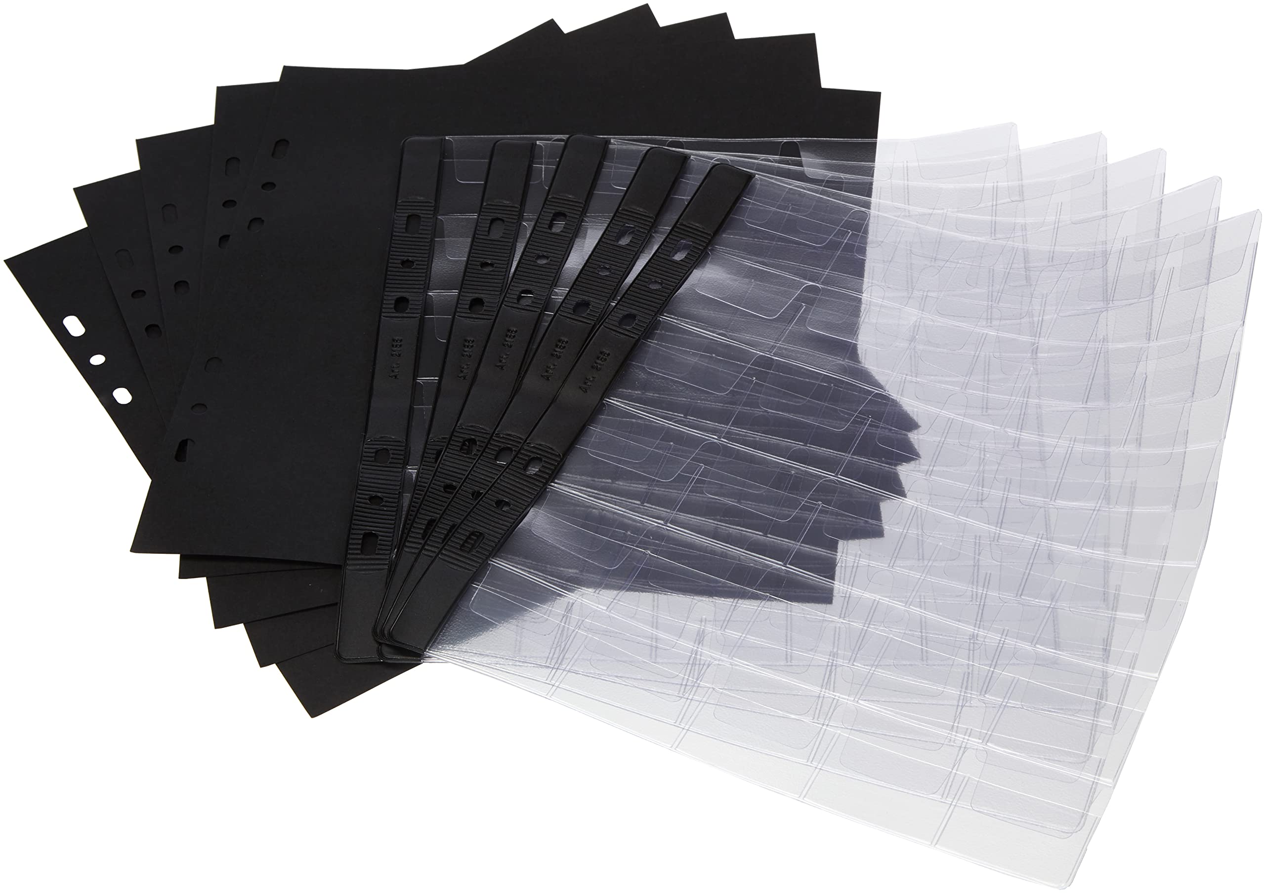 Pagna Coin Sheets 30 Pockets/Diameter 35 mm Pack of 5 Transparent