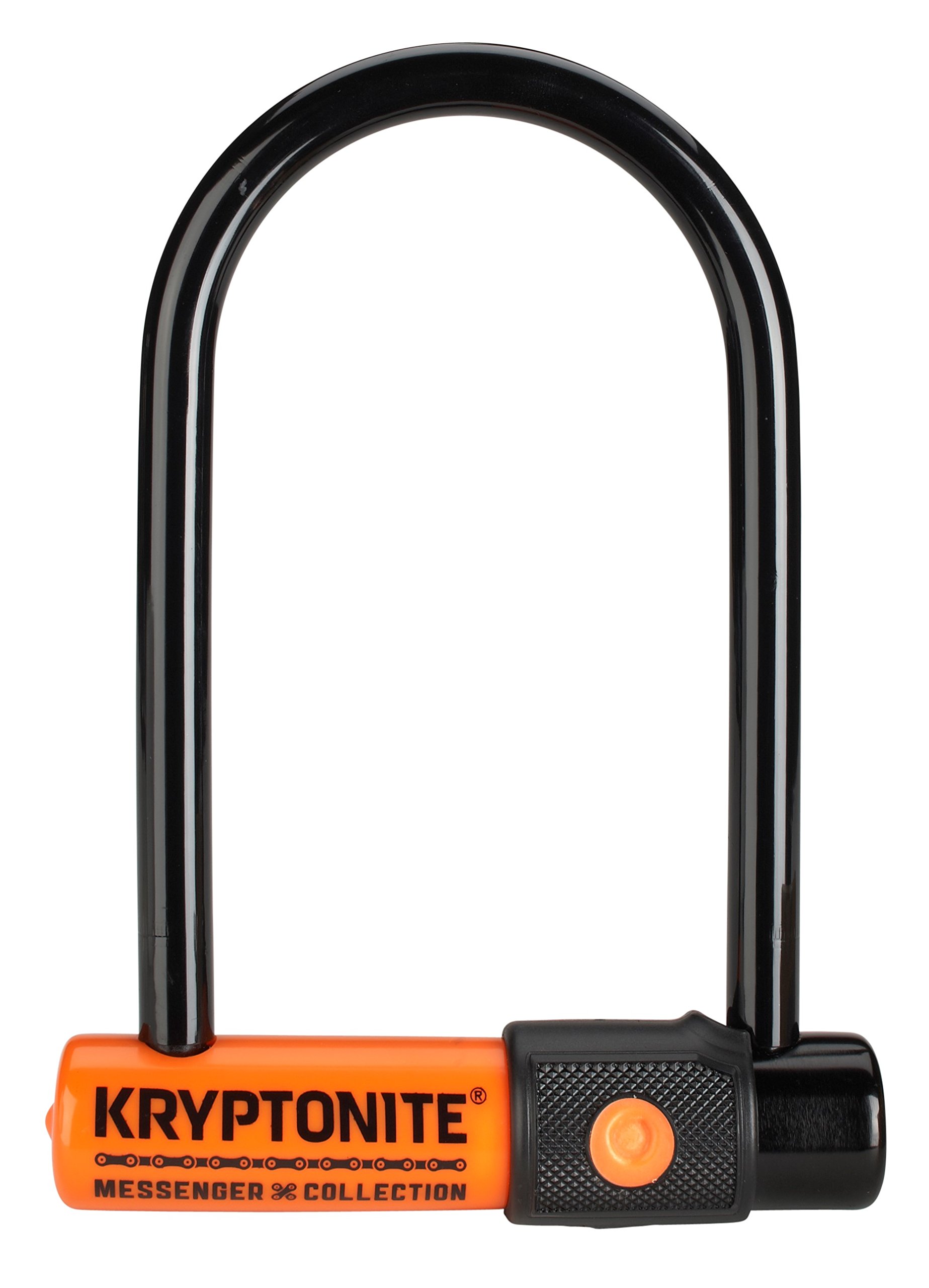Kryptonite Evolution Messenger Lock - Orange, Mini