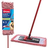 O-Cedar Pet Pro Microfiber Hair &amp; Dust Mop | 3X Pet Hair Removal* | Electrostatic Dry Dust Mop for Dog &amp; Cat Homes | Hardwood, Tile &amp; Hard Floor Cleaning