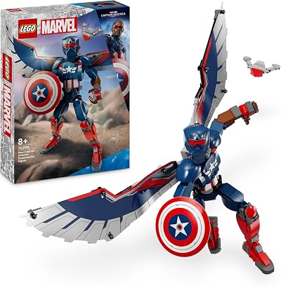 LEGO Marvel Captain America Construction Figure 76296 with Shield Drone