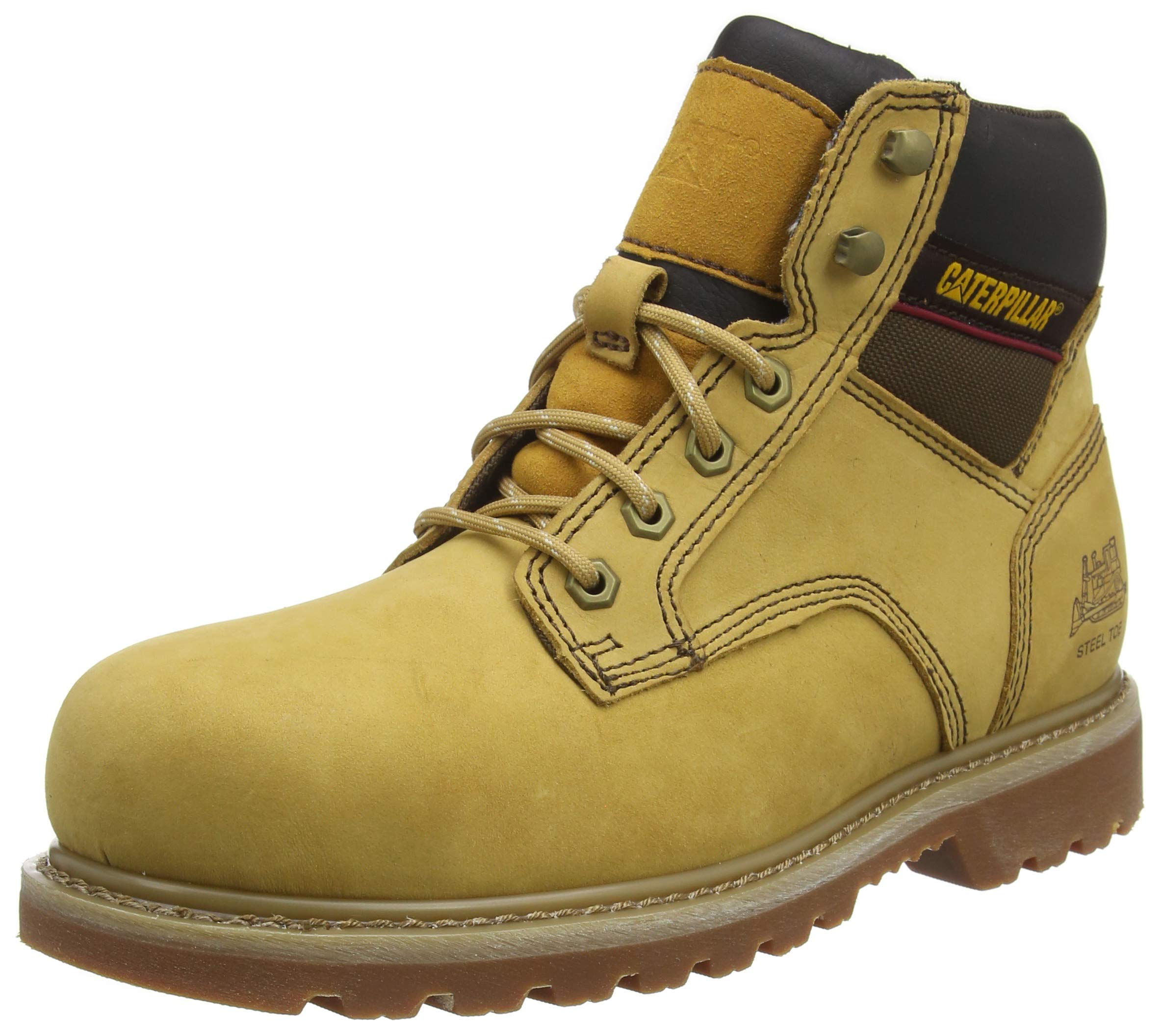 Caterpillar Cat Tracker, Men’s SRC Work Boots, Beige (Honey 002), 11 (46 EU)