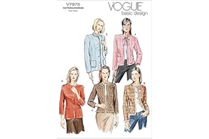 VOGUE PATTERNS V7975 Misses' Petite Jacket, Size D (12-14-16)