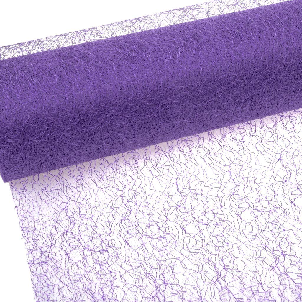 Deko und Band Spiderweb – MESCH – Table Runner – Table Runner – Lavender – 30 cm Roll 25 m 67 006 R 300