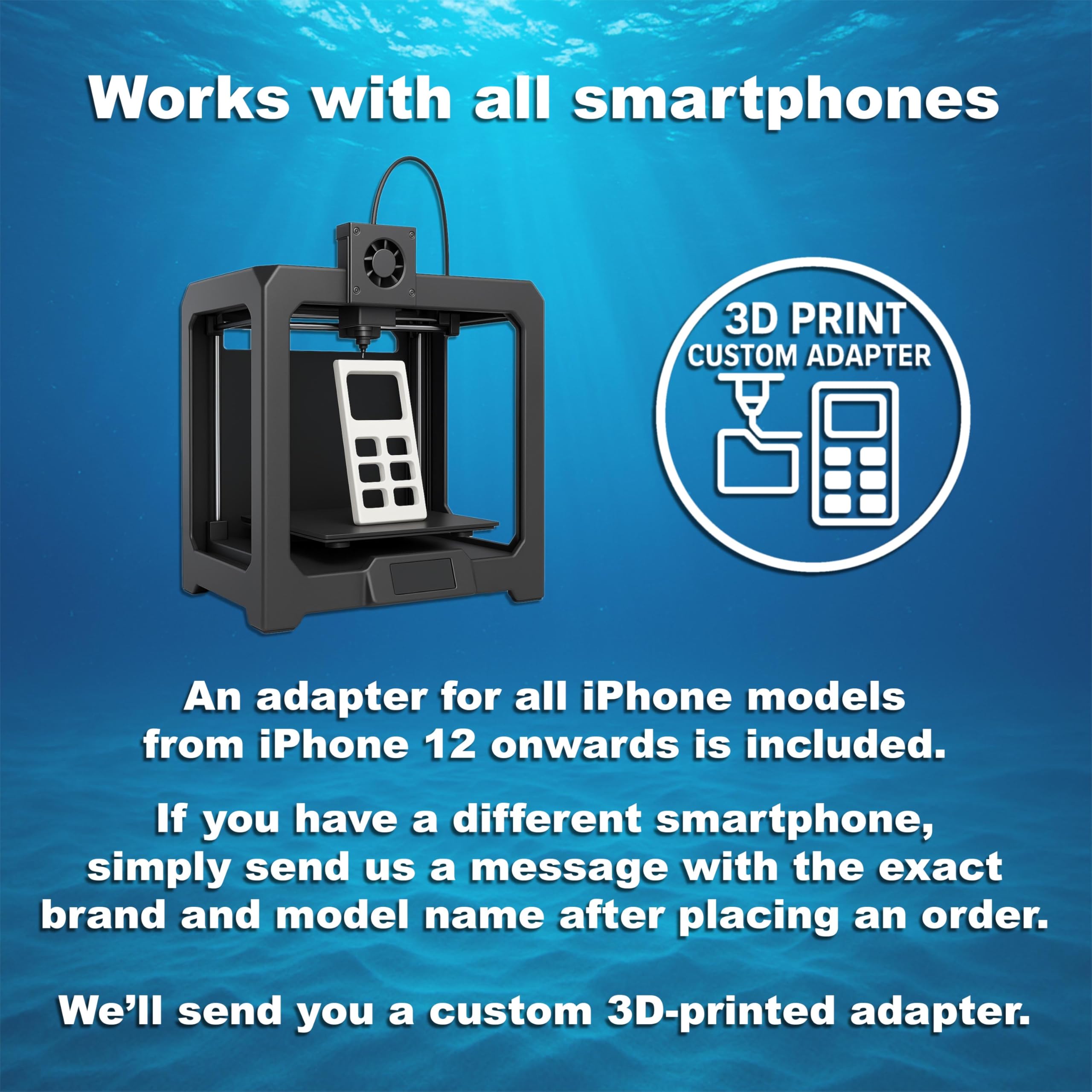 DIVEVOLK Underwater Touchscreen housing compatiable for iPhone 12/12 Pro/12 Pro Max/13/13 Pro/13 Pro Max/14/14 Pro/14 Pro Max/15/15 Pro/16Pro/16Pro Max