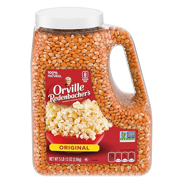 ORVILLE REDENBACHER’S GOURMET POPCORN KERNELS, ORIGINAL YELLOW, 5...