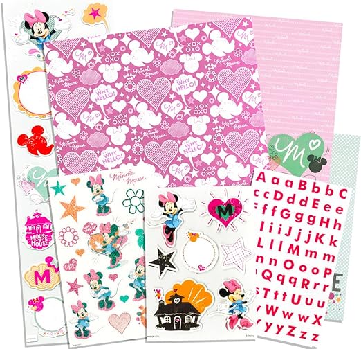 Amazon Com Disney Minnie Mouse Scrapbook Starter Kit Minnie