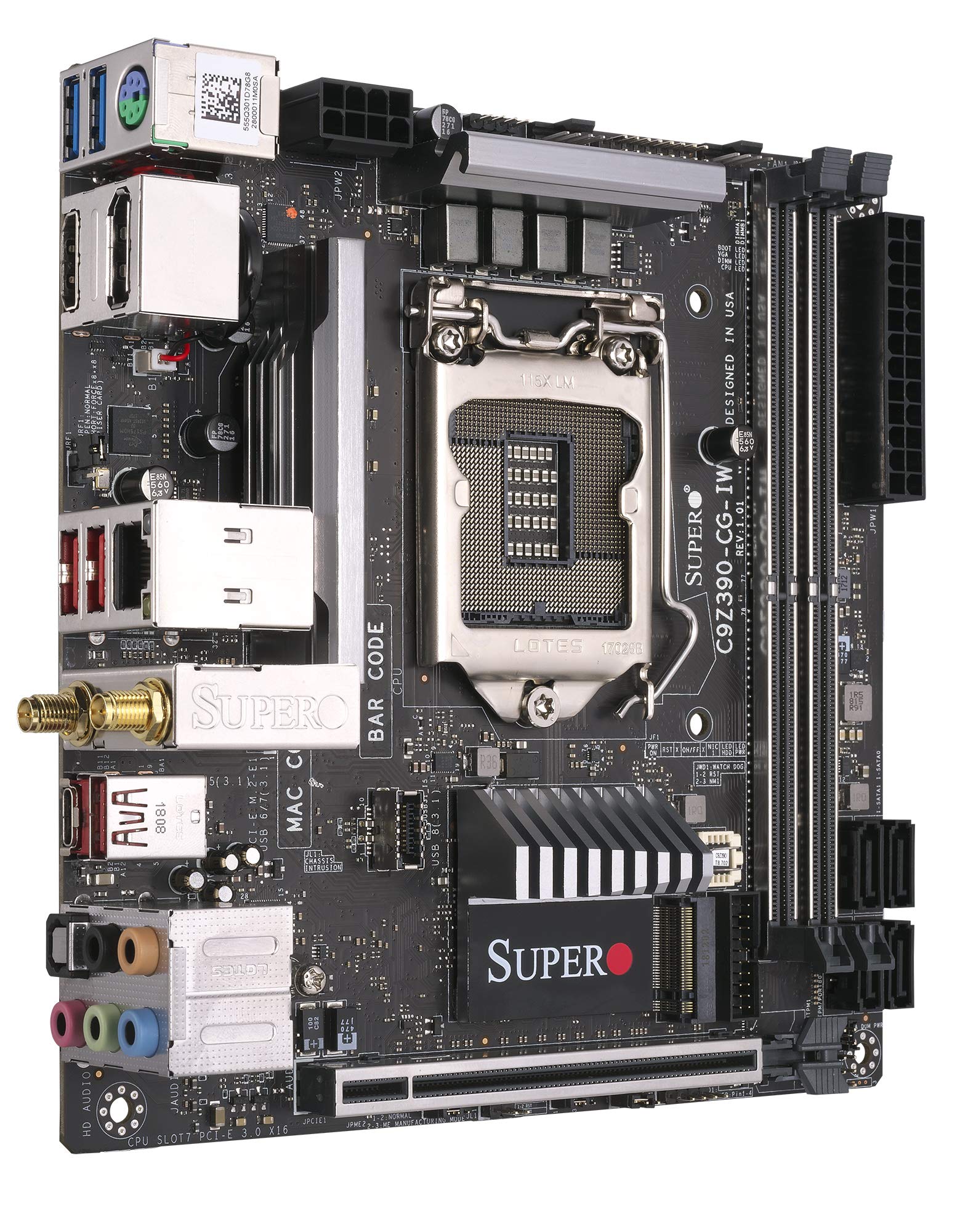 Mua SuperO C9Z390-CG-IW Mini-ITX ゲーミングマザーボード [Intel