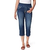 Gloria Vanderbilt Womens Amanda Pull on Capri - Petite