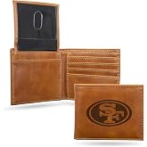 NFL Rico Industries Laser Engraved Billfold Wallet Laser Engraved Bill-fold Wallet - Slim Design - Great Gift