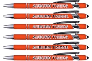 Greeting Pen Auburn Soft Touch Coated Metal Pens with Stylus- 6 Pack 30511