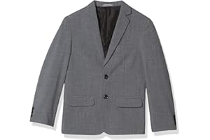 Van Heusen Boys' Adaptive Flex Stretch Suit Jacket, Faux Buttons & Velcro Closure