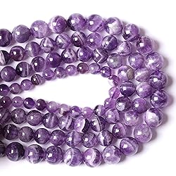 Natural Purple Dream Lace Amethysts Beads Crystal