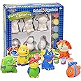 Number 1 in Gadgets Paint Your Own Pet Figurines, Decorate Your Own Painting Set, Includes 6 Pet Figurines, 6 Pots of Paint, Complete Plaster Craft Kit for Kids