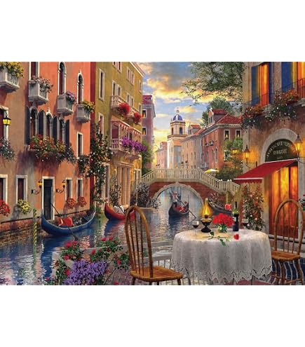 Clementoni - Puzzle pour Adultes 500 Pièces, HQC Along The Seine Compact Box, Fabriqué en Italie, 35598