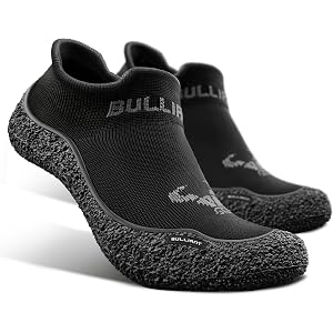 BULLIANT Women Grip Water Shoes, Barefoot Sock Slippers for Hiking Beach | Unisex | Breathable Quick-Dry| Rubber Sole | Full