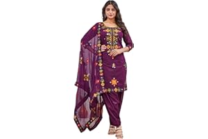 LADY DWIZA Ready to Wear Designer Indian Pakistani Ethnic Punjabi Salwar Kameez Dupatta Patiala Suit Set for Women