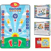 My Salah Mat - Interactive Muslim Prayer Rug for Kids Learning Salah - Fun &amp; Easy Kids Prayer Mat with 36 Touch Keys, 15 Languages, Speaker, &amp; Booklets - Islamic Toy for 3 &amp; Up