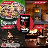 Warma Samba Firestarters 100 Sachets Odourless BBQ Wood Burner Stove Fireplace view 2