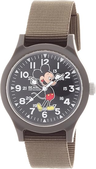 Amazon レイビームス Ray Beams Over The Stripes Ray Beams Mickey Mouse ウォッチ レディース レディース腕時計 腕時計 通販