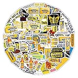 61 PCS Twisted Tea Stickers Cartoon Aesthetic