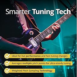 KLIQ TinyTune Pro Stage Tuner Pedal for Guitar