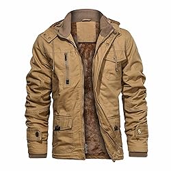 CHEXPEL Outdoor Jacket for Men Windproof Thermal