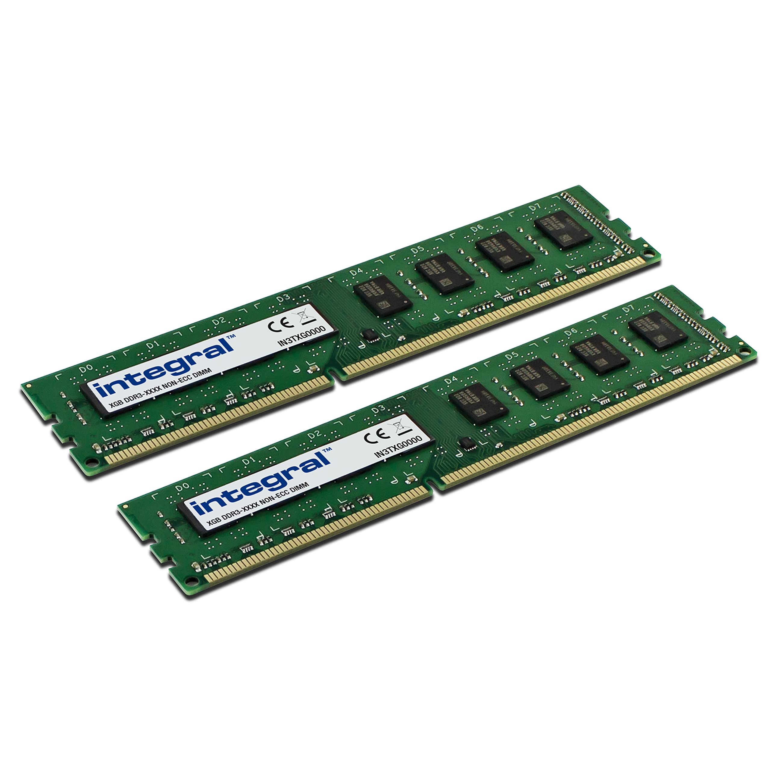 Integral 16GB DDR3 1600MHz PC3-25600 1.5V DIMM Desktop/Computer Memory Module Kit