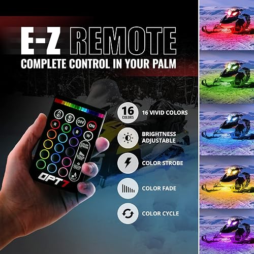 Snowmobile LED Lights OPT7 Aura Pro Snowmobile Underglow LED Kit – APP ...
