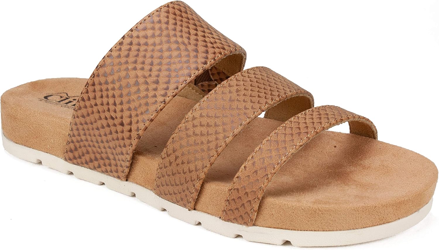 Cliffs by White Mountain Women's Banded Slide Sandal Amazon.ca Shoes