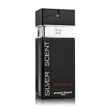 Jacques Bogart Silver Scent Intense Eau De Toilette Spray for Men, 100ml